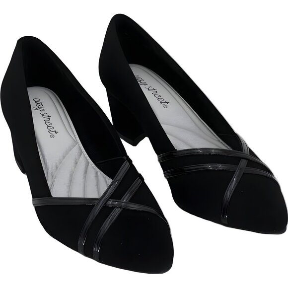 Easy Street Black Block Heels for Women - Size 8.5M - Picture 1 of 6